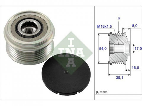 Sistem roata libera, generator Fiat 500L 2012-2016 #2 1010169