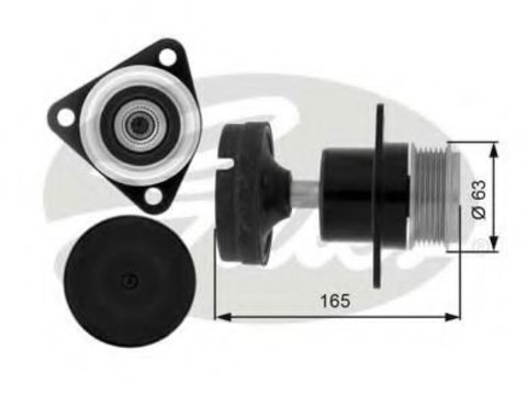 Sistem roata libera, generator FORD FOCUS II Combi (DA) (2004 - 2012) GATES OAP7050 piesa NOUA