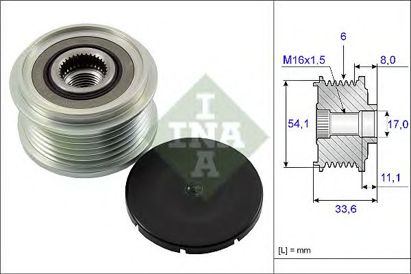 Sistem roata libera generator FORD MONDEO IV limuzina (BA7) - Cod intern: W20204815 - LIVRARE DIN STOC in 24 ore!!!