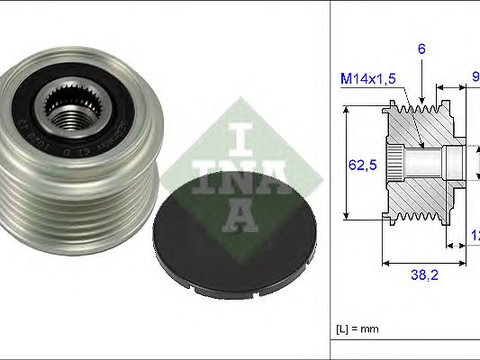 Sistem roata libera generator HYUNDAI SONATA V (NF) - Cod intern: W20204919 - LIVRARE DIN STOC in 24 ore!!!