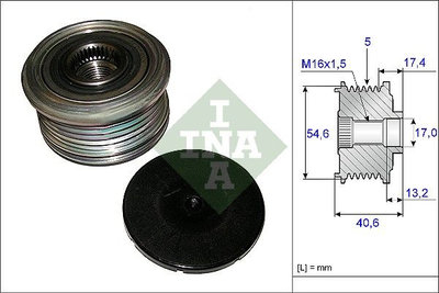 Sistem roata libera, generator INA 535 0109 10