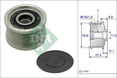 Sistem roata libera, generator INA 535 0235 10