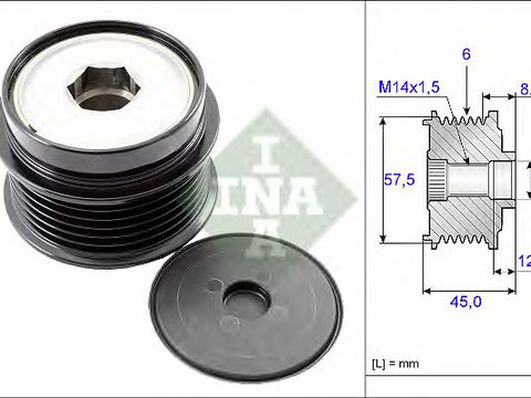 Sistem roata libera generator JEEP - Cod intern: W20204886 - LIVRARE DIN STOC in 24 ore!!!