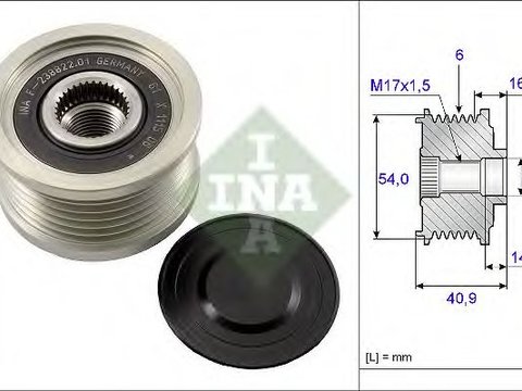 Sistem roata libera, generator LANCIA DELTA III (844) (2008 - 2014) INA 535 0112 10 piesa NOUA