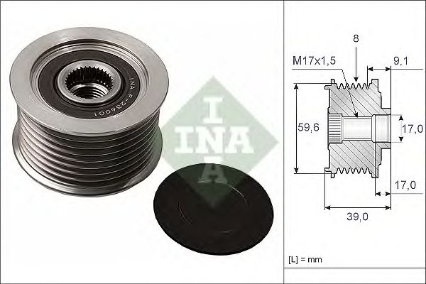 Sistem roata libera generator MAZDA - Cod intern: W20204811 - LIVRARE DIN STOC in 24 ore!!!