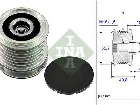 Sistem roata libera generator MERCEDES-BENZ CLK (C208) - Cod intern: W20204879 - LIVRARE DIN STOC in 24 ore!!!