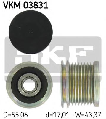 Sistem roata libera, generator MERCEDES-BENZ M-CLASS (W164), MERCEDES-BENZ S-CLASS limuzina (W221), MERCEDES-BENZ R-CLASS (W251, V251) - SKF VKM 03831