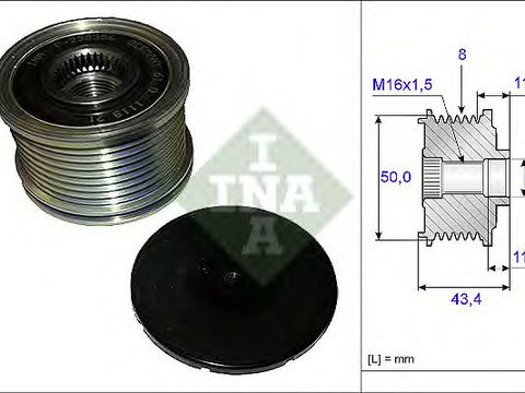 Sistem roata libera generator MERCEDES OM642 W164 05- - Cod intern: W20204842 - LIVRARE DIN STOC in 24 ore!!!