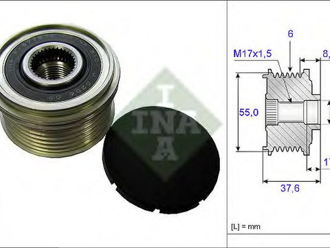 Sistem roata libera, generator MITSUBISHI OUTLANDER II (CW_W) (2006 - 2012) INA 535 0246 10