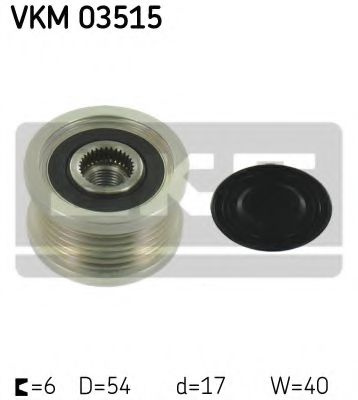 Sistem roata libera, generator OPEL ADAM (2012 - 2016) SKF VKM 03515 piesa NOUA