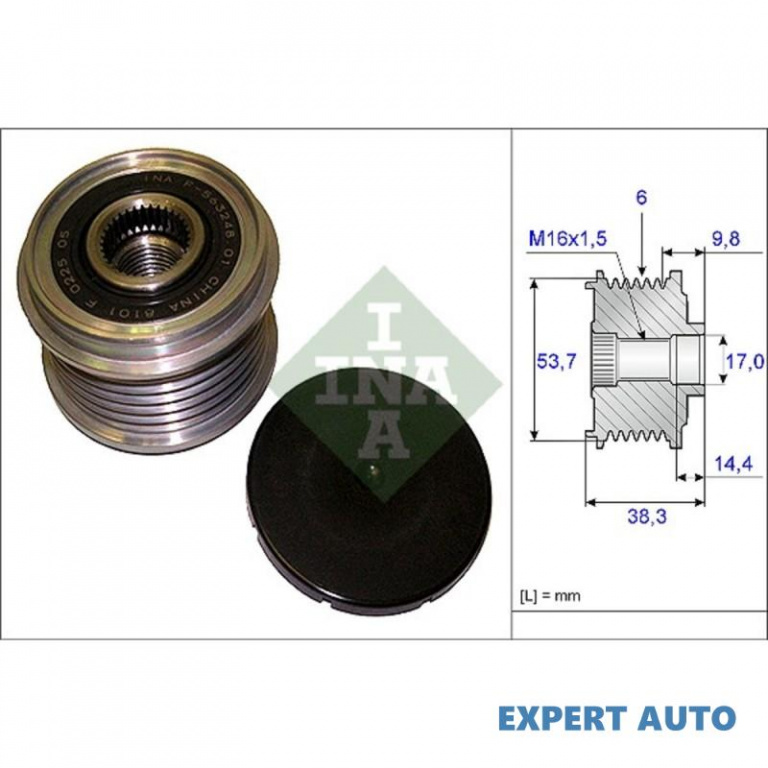 Sistem roata libera, generator Opel ASTRA J 2009-2016 #3 1204177