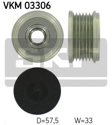 Sistem roata libera generator PEUGEOT 206 CC (2D) - Cod intern: W20036571 - LIVRARE DIN STOC in 24 ore!!!