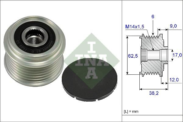 Sistem roata libera. generator Rulita alternator H