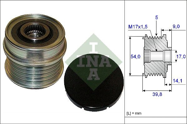 Sistem roata libera, generator Schaeffler INA 535 