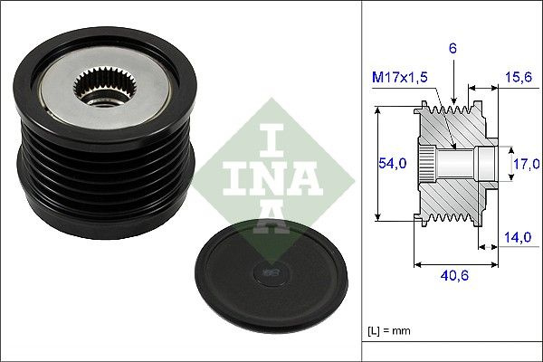 Sistem roata libera, generator Schaeffler INA 535 