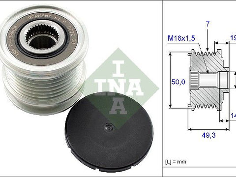 Sistem roata libera, generator Schaeffler INA 535 0140 10