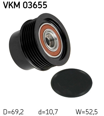 Sistem roata libera, generator SKF VKM03655 se potriveste la VOLVO XC60 I SUV (156) 2008 2009 2010 2011 2012 2013 2014 2015 2016 2017