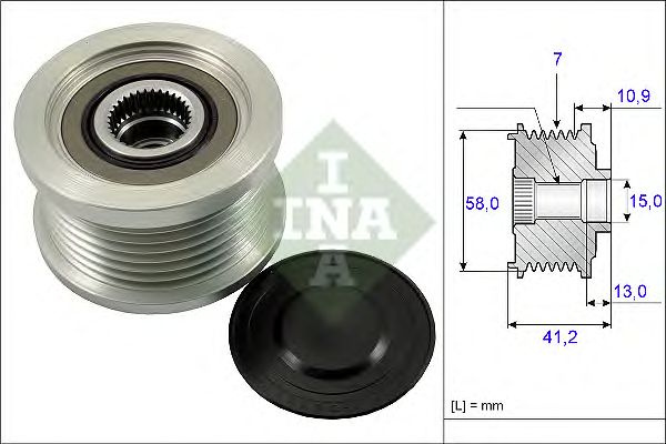 Sistem roata libera generator TOYOTA HIACE III Wagon (LH1_, RZH1_) - Cod intern: M20410898 - LIVRARE DIN STOC in 24 ore!!!