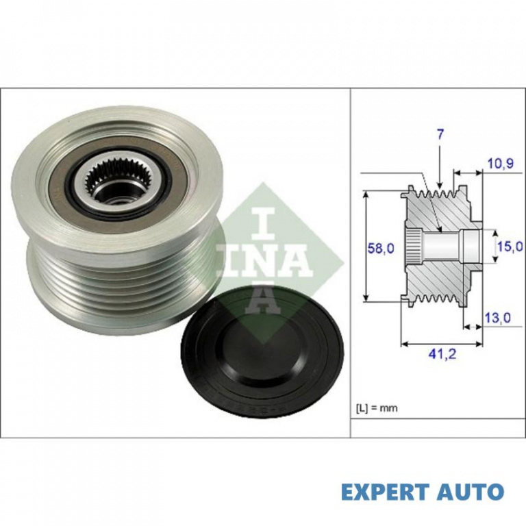 Sistem roata libera, generator Toyota LAND CRUISER 90 (_J9_) 1995-2016 #2 0210401070