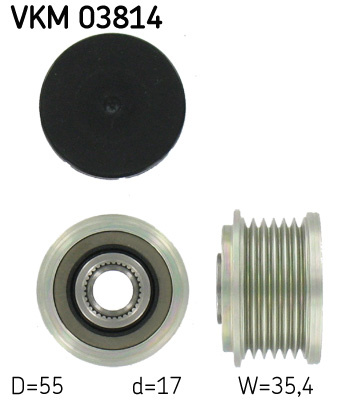 Sistem roata libera, generator (VKM03814 SKF) MERCEDES-BENZ