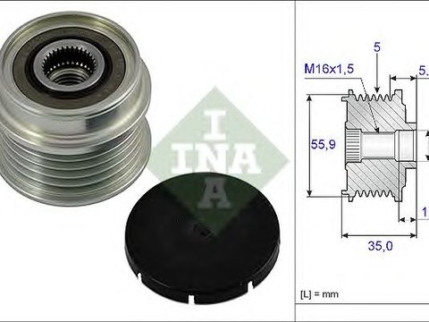 Sistem roata libera generator VW 1.9,tdi 98- - Cod intern: W20204786 - LIVRARE DIN STOC in 24 ore!!!