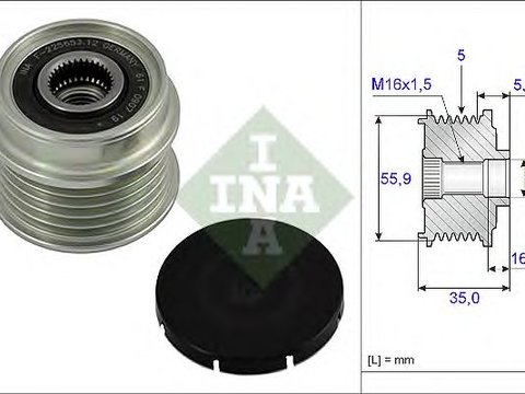 Sistem roata libera generator VW 1.9,tdi - Cod intern: W20204785 - LIVRARE DIN STOC in 24 ore!!!