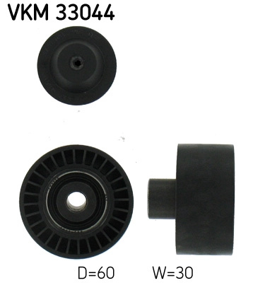 SKF Rola ghidare/conducere, curea transmisie VKM33044 model FORD FIESTA V (JH_, JD_) 2001 2002 2003 2004 2005 2006 2007 2008