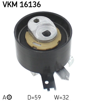 SKF rola intinzator,curea distributie VKM16136 pentru masina RENAULT GRAND SCENIC IV (R9_) 2016 2017 2018 2019 2020 2021 2022 2023