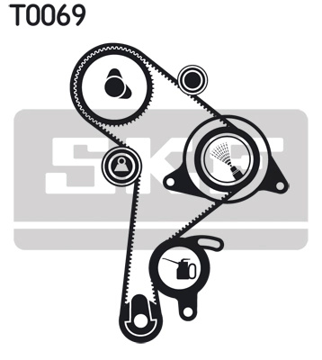 SKF Set curea de distributie VKMA01013 model VW GOLF III Variant (1H5) 1Y 1896cc 64cp 47kW 1993 1994 1995 1996 1997 1998 1999
