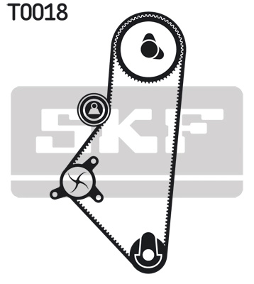 SKF Set curea de distributie VKMA03201 se potriveste la CITROEN BX Break (XB-_) 171C 1580cc 92cp 68kW 1983 1984 1985 1986 1987 1988 1989 1990 1991 1992 1993 1994