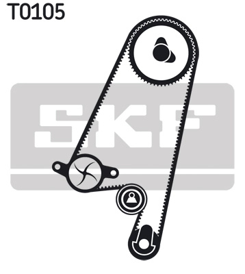 SKF Set curea de distributie VKMA05402 la masina OPEL FRONTERA A (U92) X 20 SE; C 20 NE 1998cc 115cp 85kW 1993 1994 1995 1996 1997 1998