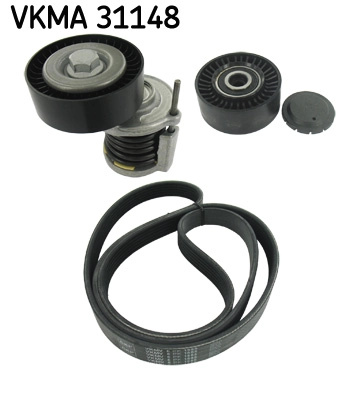 SKF Set curea transmisie cu caneluri VKMA31148 model VW TRANSPORTER T5 platou / sasiu (7JD, 7JE, 7JL, 7JY, 7JZ, 7FD, CAAA 1968cc 84cp 62kW 2009 2010 2011 2012 2013 2014 2015