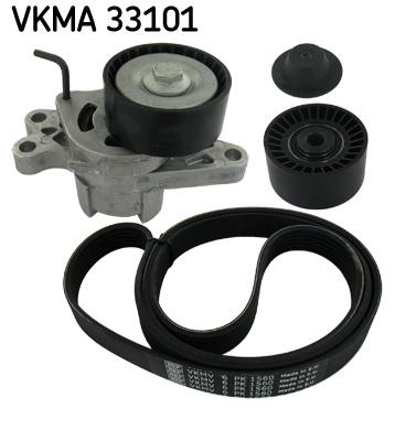 SKF Set curea transmisie cu caneluri VKMA33101 la masina CITROEN XSARA (N1) KFX (TU3JP); KFW (TU3JP) 1360cc 75cp 55kW 1997 1998 1999 2000 2001 2002 2003 2004 2005