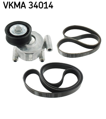 SKF Set curea transmisie cu caneluri VKMA34014 se potriveste la FORD AUSTRALIA FOCUS limuzina (LS, LT) AODB; AODE 1999cc 145cp 107kW 2005 2006 2007 2008 2009