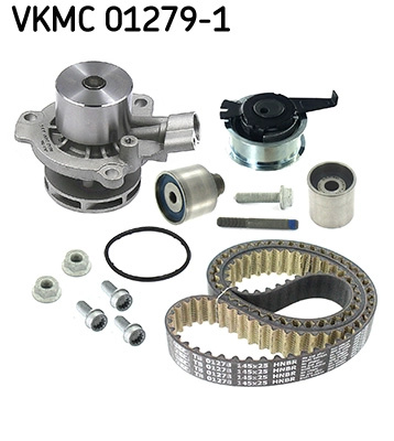 SKF Set pompa apa + curea dintata VKMC01279-1 la VW TRANSPORTER T6 / CARAVELLE T6 bus (SGB, SGJ, SHB, SHJ) CXHB 1968cc 114cp 84kW 2015 2016 2017 2018 2019 2020 2021 2022 2023 2024