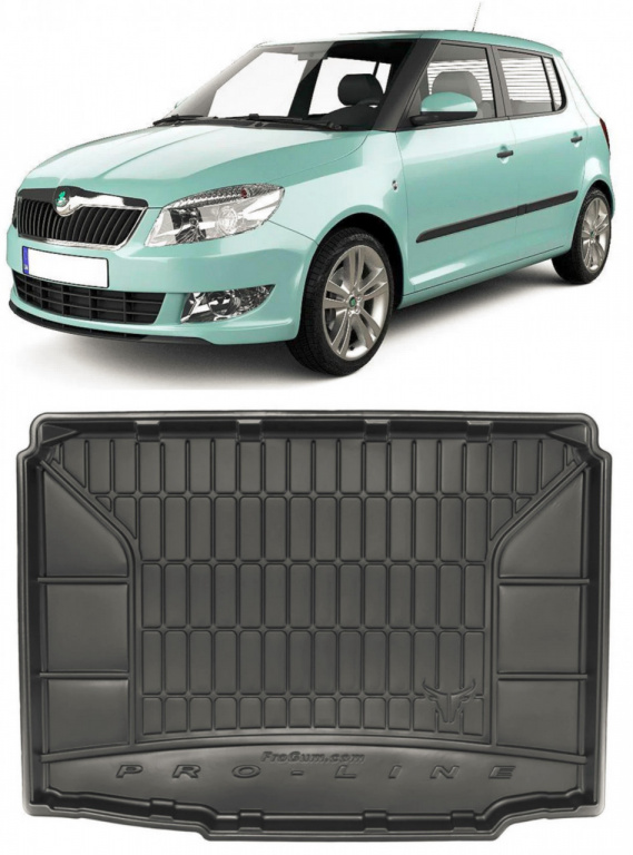 Skoda Fabia II Hatchback din 03.2007 - 10.2014 *2, Tavita Pentru Portbagaj Lux Premium Dedicata, TM-548164-T1116