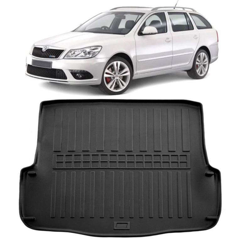 Skoda Octavia II (A5) Combi Cu Podea Joasa (2004-2013) Tavita cauciuc pentru protectie portbagaj dedicata pentru SKODA Octavia II Transport Gratuit 106114-UMB1410-DT1