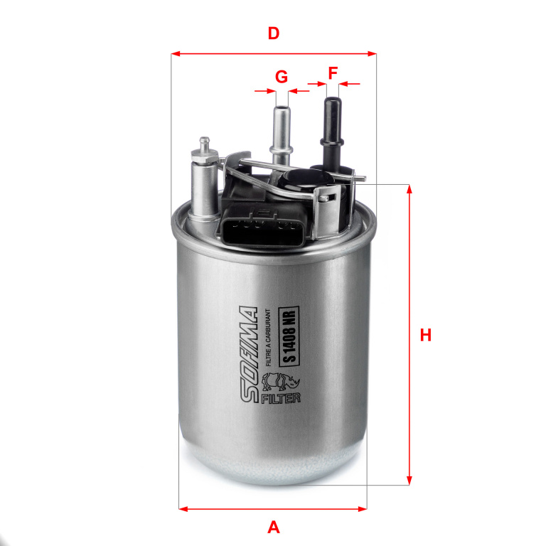 SOFIMA filtru combustibil S1408NR model NISSAN JUK
