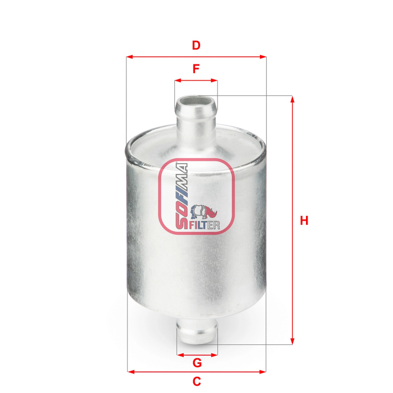SOFIMA filtru combustibil S1836B pentru VW GOLF PLUS V (5M1, 521) 2009 2010 2011 2012 2013