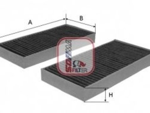 Sofima set 2 filtre polen cu carbon pt bmw 5 e60, 5 e61