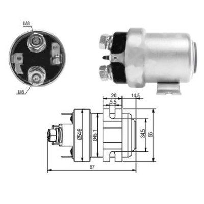 Solenoid 200A 12V pt orice electromotor