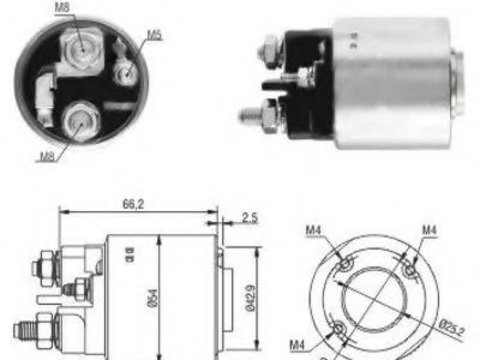 Solenoid, electromotor CITROËN BERLINGO caroserie (M_) (1996 - 2016) MEAT & DORIA 46131