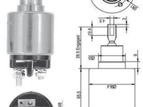 Solenoid, electromotor MAGNETI MARELLI 940113050127