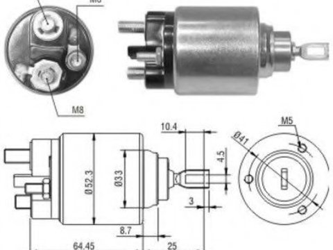 Solenoid, electromotor VOLVO V50 (MW) (2004 - 2020) MEAT & DORIA 46043