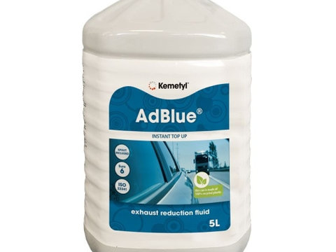 Solutie ADblue Kemetyl 5 litri, conform standardelor Euro VI