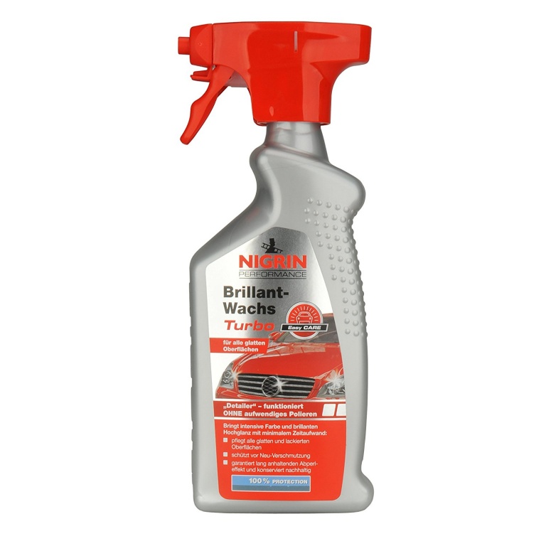 Solutie ceruire rapida pentru returs caroserie Nigrin Brillant-Wash Turbo, 500ml