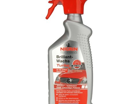 Solutie ceruire rapida pentru returs caroserie Nigrin Brillant-Wash Turbo, 500ml