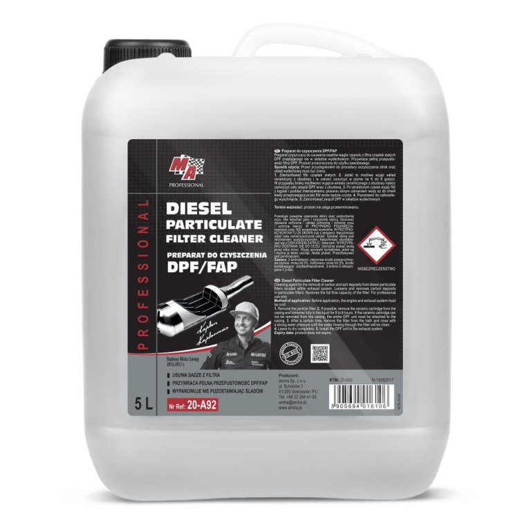 Solutie de curatare DPF MA PROFESSIONAL 5L