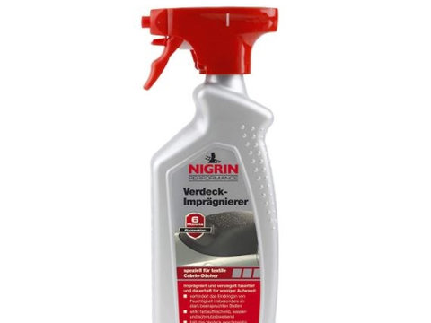 Solutie impermeabilizare plafon cabrio Nigrin 500 ml, Impregnare Soft-Top