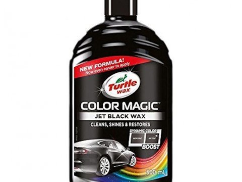 Solutie polish auto Turtle Wax Color Magic Plus negru
